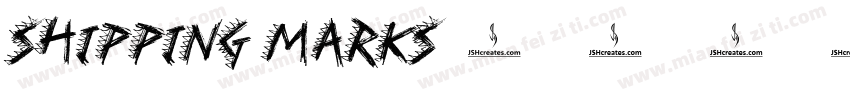 shipping Marks字体转换